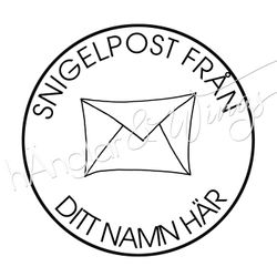 PERSONLIG - 030 - Rund Snigelpost från
