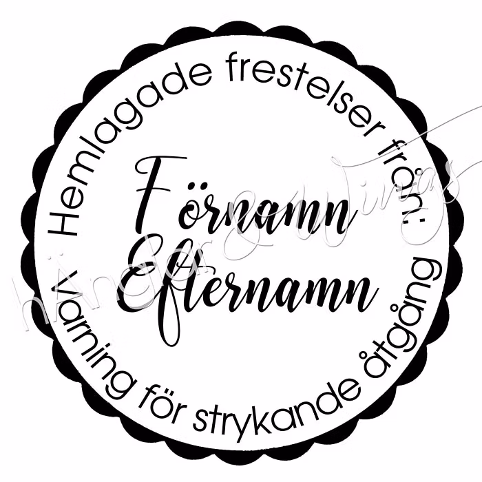 PERSONAL - 042 - Round - Hemlagade frestelser