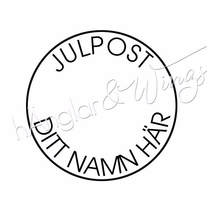 PERSONAL - 049  Round - Julpost