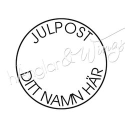 PERSONLIG - 049  Rund Julpost