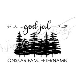 PERSONLIG - 079  granar god jul