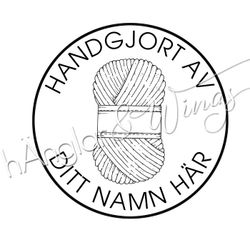 PERSONLIG - 118  Rund - Handgjort av