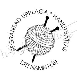 PERSONLIG - 144  Rund - Begränsad Upplaga Stickning
