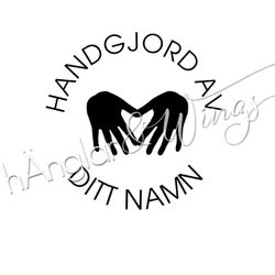 PERSONLIG - 157  Rund - liten handgjord