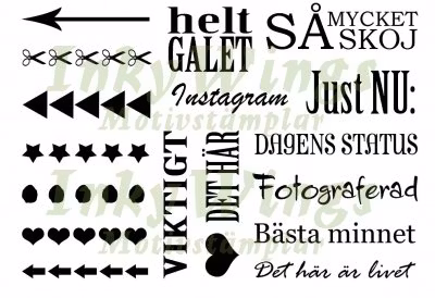 Textark A7 Helt Galet (Gummi)