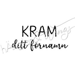 PERSONLIG - 166  Rak - Kram Namn