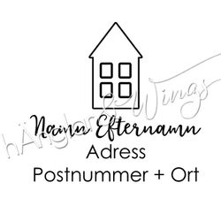 PERSONLIG - 175  Hus över m Adress