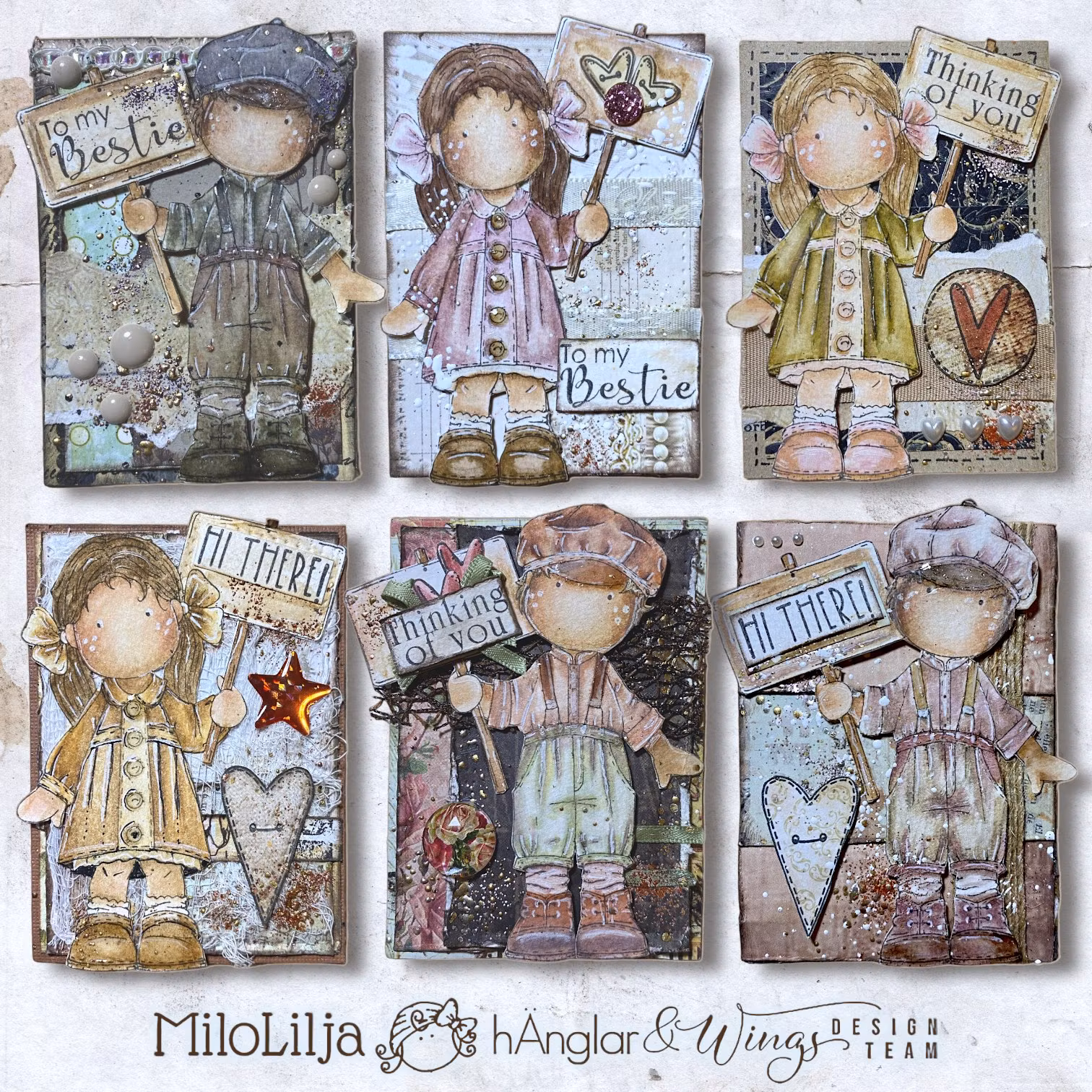 Clear Stamps - Skyltat / Signed
