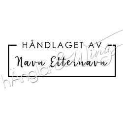 PERSONLIG - 192  Ram - Håndlaget av (NORSK)