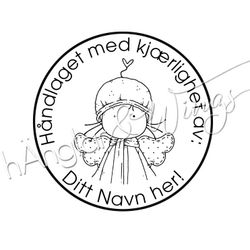 PERSONLIG - 195  Rund - Håndlaget (hÄnglapike) (NORSK)