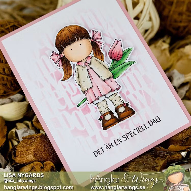Clear Stamps - Tulpanflicka  A7