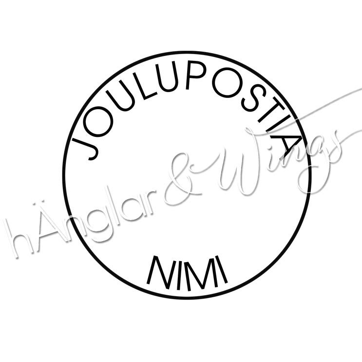 PERSONLIG - 206  rund - joulupostia  (FINSKA)