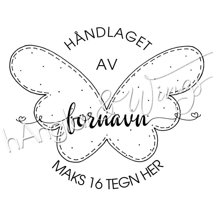 PERSONLIG - 223 vingar - håndlaget av (NORSK)