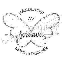 PERSONLIG - 223 vingar - håndlaget av (NORSK)