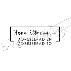 PERSONLIG - 227 ruta - navn & adresse (NORSK)