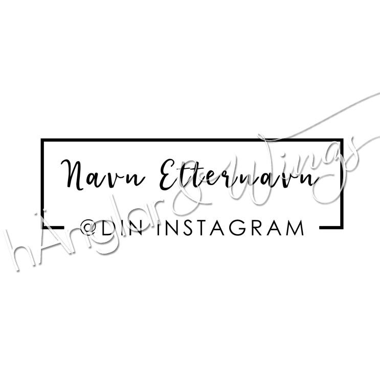 PERSONLIG - 228 ruta - navn & instagram (NORSK)