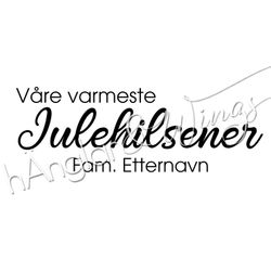 PERSONLIG - 229 rak - Julehilsener (NORSK)