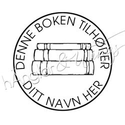 PERSONLIG - 236 rund - Denna boken tilhører (NORSK)