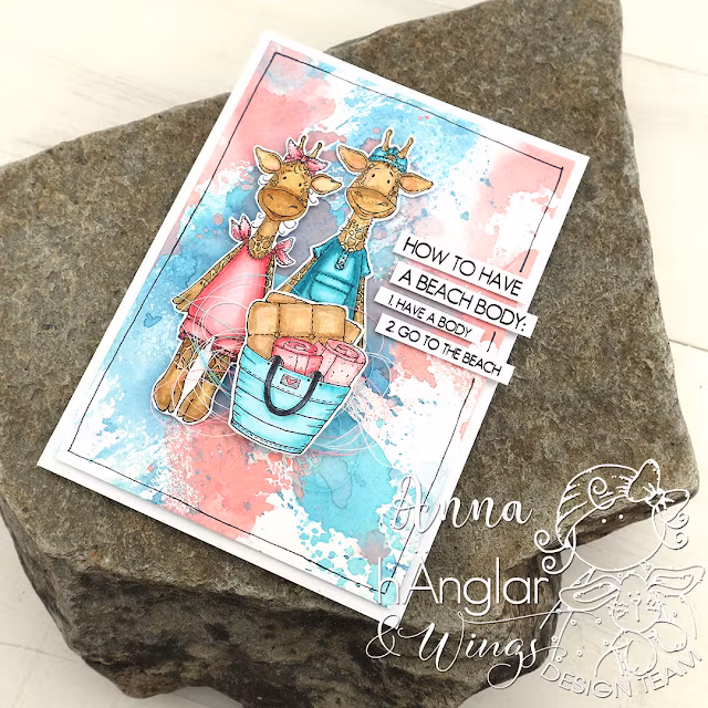 Clear Stamps - Sommargiraffer