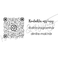 PERSONLIG - 262  Instagram QR-code - Kontakta