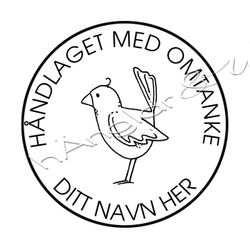 PERSONLIG - 269  Håndlaget fugl (NORSK)