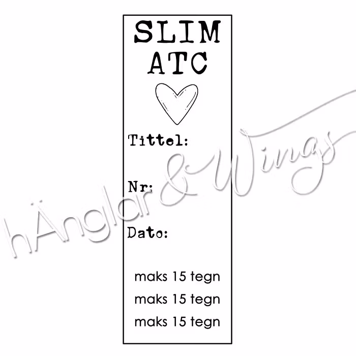 PERSONLIG - 283   Slim ATC  (NORSK)