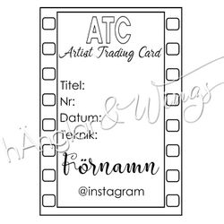 PERSONLIG - 285   ATC filmruta