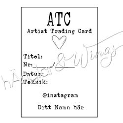 PERSONLIG - 298   ATC med hjärta