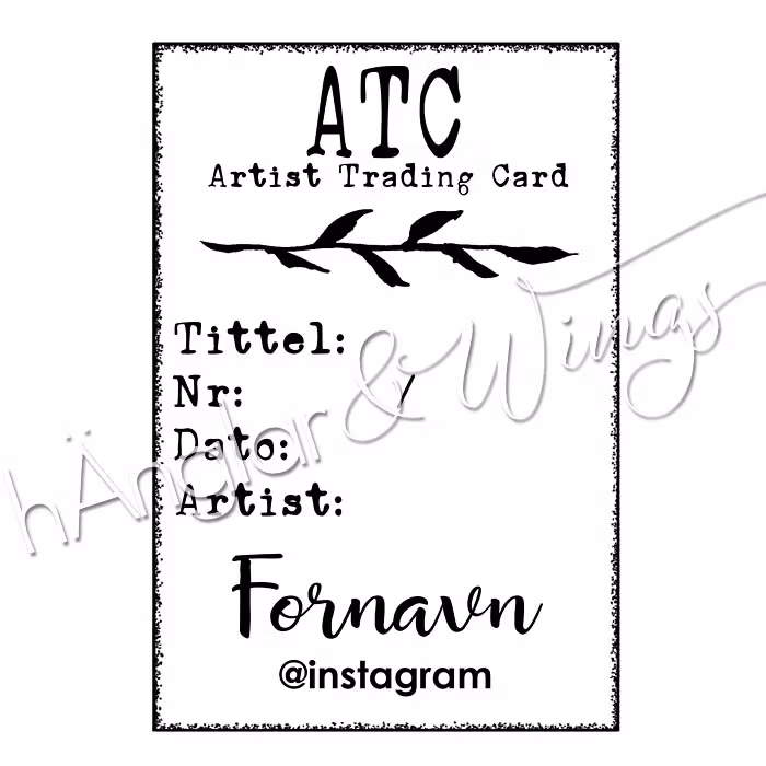 PERSONLIG - 299   ATC med kvist (NORSK)