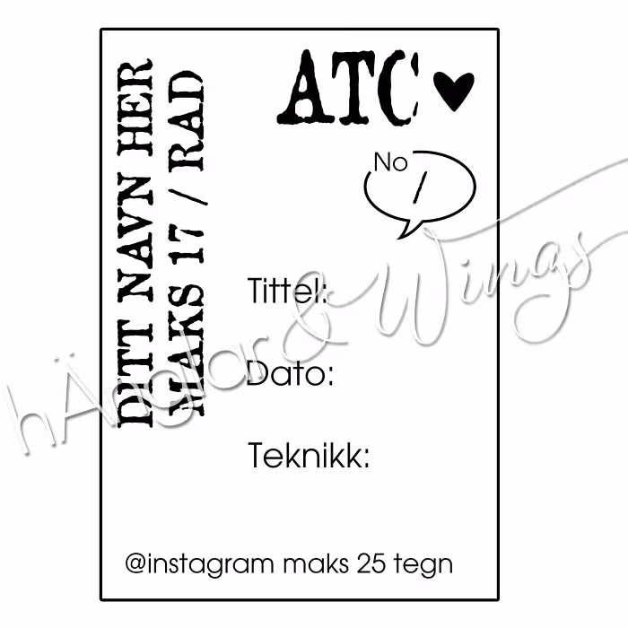 PERSONLIG - 301   ATC Rakt namn på sidan (NORSK)