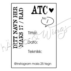 PERSONLIG - 301   ATC Rakt namn på sidan (NORSK)