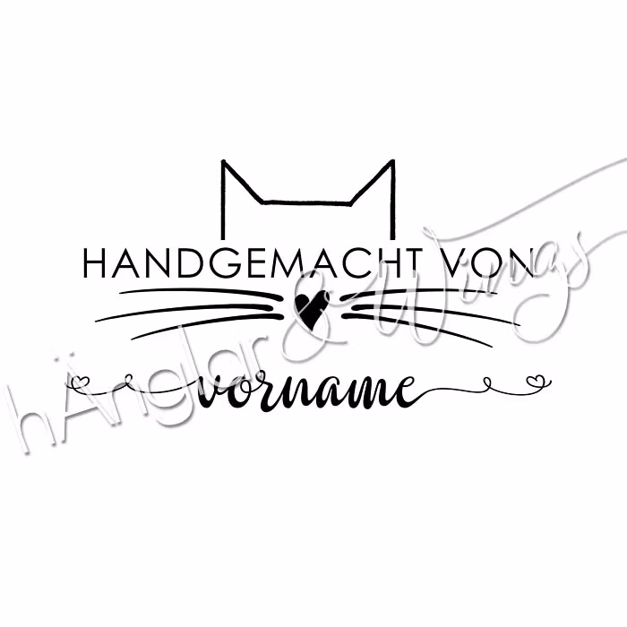 PERSONLIG - 308  Katze Handgemacht von  (TYSKA)