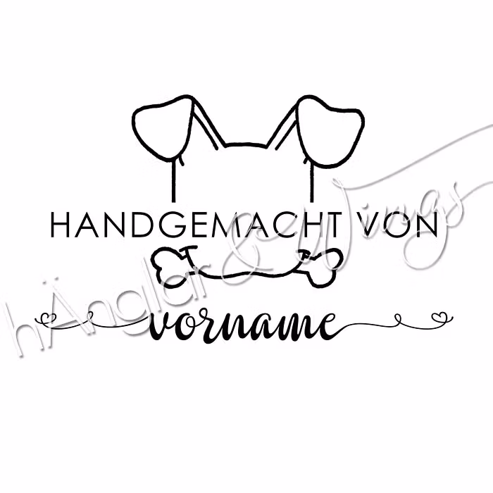 PERSONLIG - 309  Hund Handgemacht von  (TYSKA)