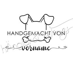 PERSONLIG - 309  Hund Handgemacht von  (TYSKA)