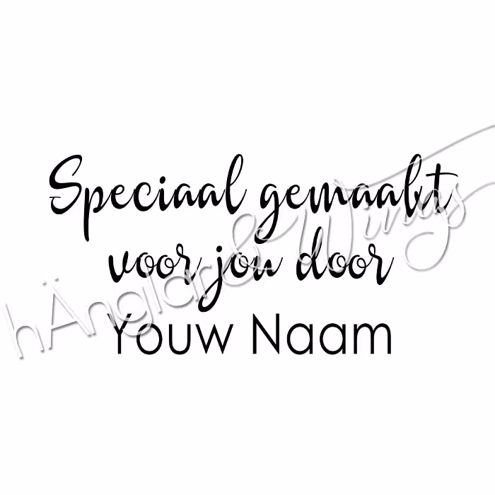 PERSONLIG - 325  Rak - Speciaal gemaakt (DUTCH)