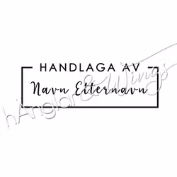 PERSONLIG - 192  Ram - Håndlaget av (NORSK)