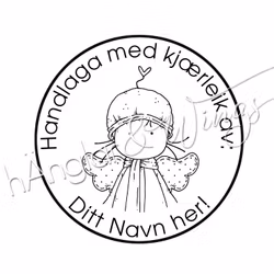 PERSONLIG - 195  Rund - Håndlaget (hÄnglapike) (NORSK)