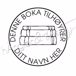 PERSONLIG - 236 rund - Denna boken tilhører (NORSK)