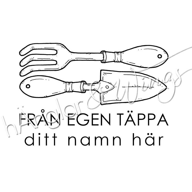 PERSONLIG - 251 Trädgårdsredskap - Hemodlad av