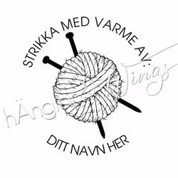 PERSONLIG - 281  Håndstrikket med varme (NORSK)
