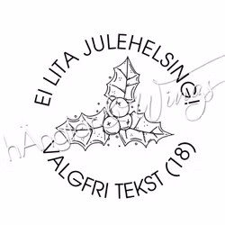 PERSONLIG - 371 Rund - Ei lita Julehelsing  (NYNORSK)