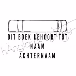 PERSONLIG - 384  BOK - Dit boek behoort tot (DUTCH)
