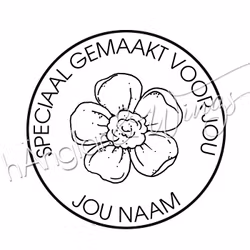 PERSONLIG - 390 Rund blomma - Speciaal gemaakt voor jou (DUTCH)