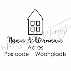 PERSONLIG - 394  Hus - Adres (DUTCH)