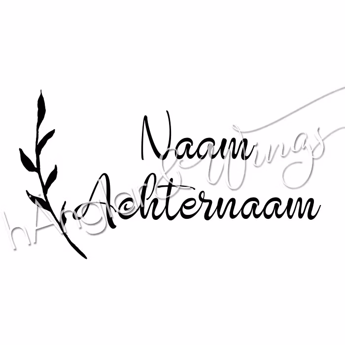 PERSONLIG - 396  SidoKvist - Naam (DUTCH
