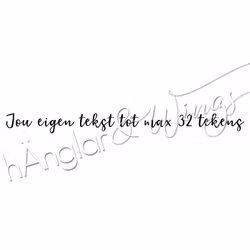 PERSONLIG - 397   Lång skrivstil - Jou eigen tekst (DUTCH)