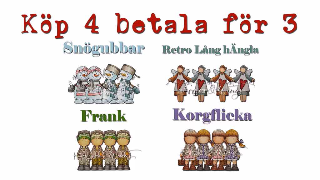 Kurspaket - Färgläggningskurser *utan stämpel* (4 för 3)