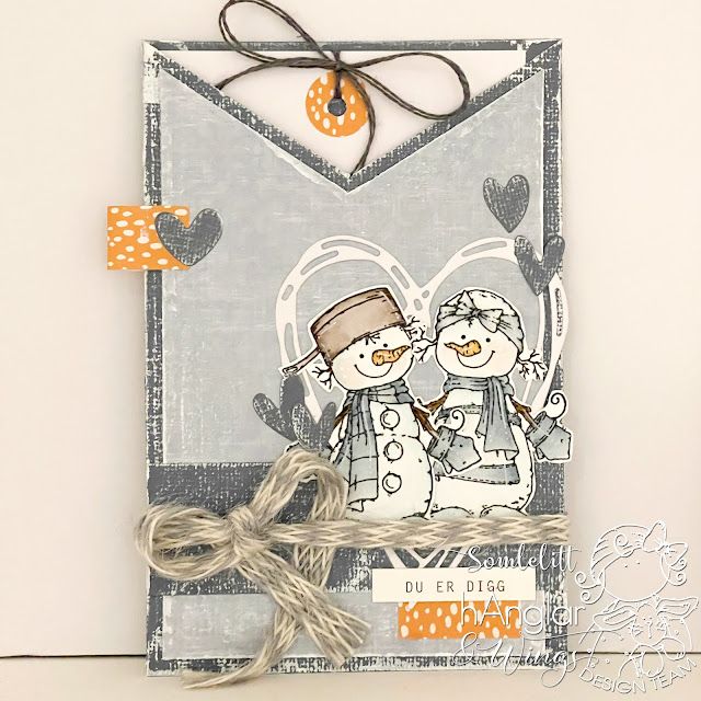 RETIRED - Clear Stamps - Små Snögubbar / Small Snowmen A7