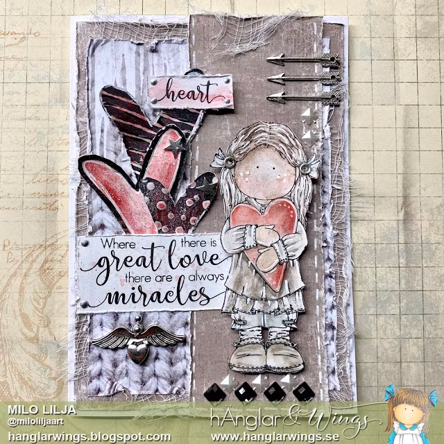 UTGÅTT - Clear Stamps - Hjärtevänner