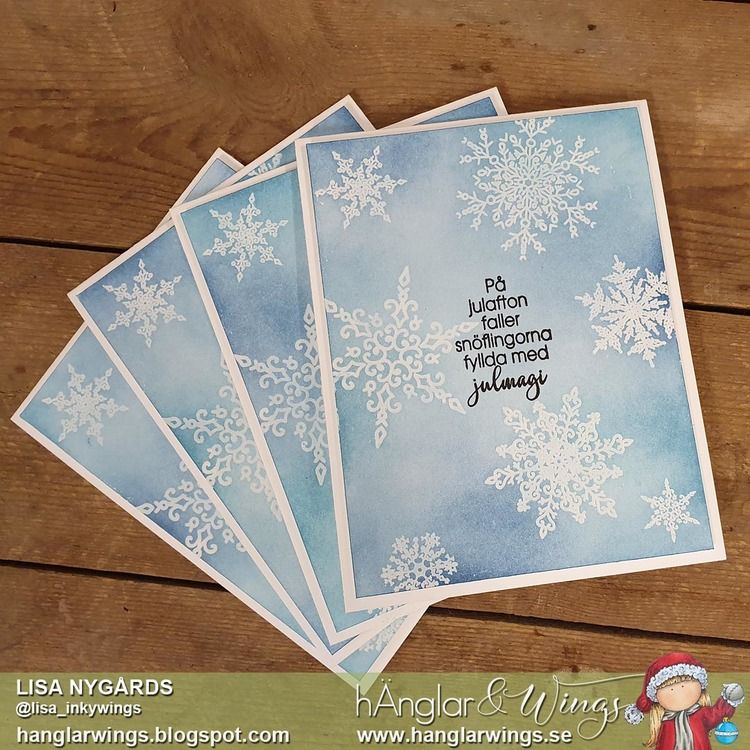UTGÅTT - Clear Stamps - Snöflingor